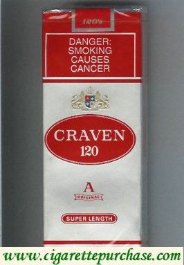 Craven 120 Super Length cigarettes